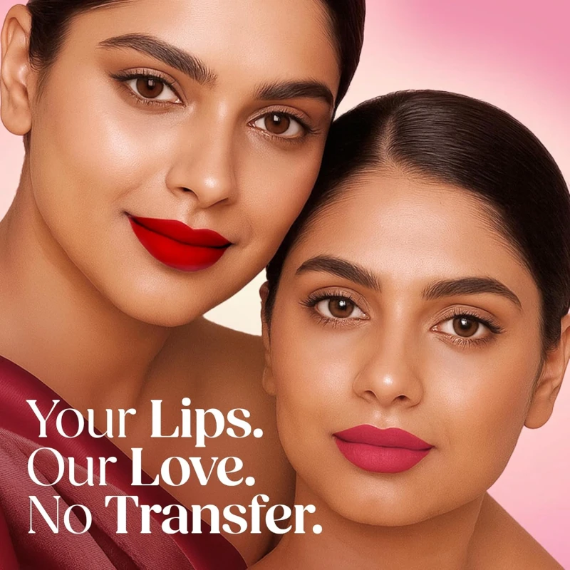 Hilary Rhoda Matte Love Non Transfer Liquid Lipstick | Lightweight & Matte Finish | Waterproof Lipstick for Women | Long Lasting & Non-Drying Lipstick | 5ml (Burgandy Flush - Shade 24) thumbnail 3